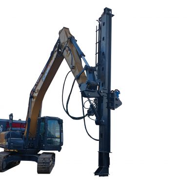 Excavator modified down the hole drilling rig, excavator modified slope support drilling rig, reasonable design, easy operation