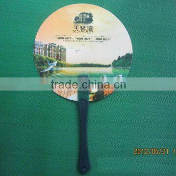 Factory customized gifts Plastic hand fan/ Quallity PP fan travel souvenir fan