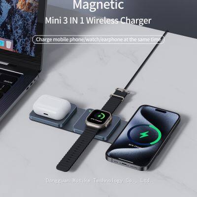 3-in-1 Wireless Travel Charger