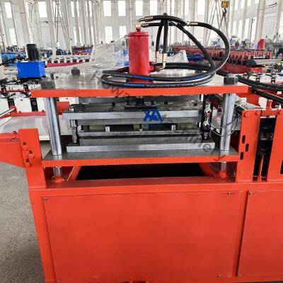 Steel Ridge Cap Roll Forming Machine 840 IBR Roof Sheet Use PLC Control System for Tile Making Industries photo-2