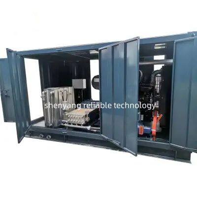 110L/min 1400bar Pressure Jet Cleaning Machine diesel Hydro Jetting System