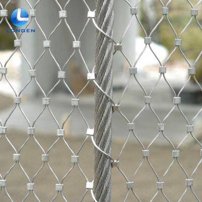 Hot Dipped Galvanized Steel Wire Rope Mesh/low Carbon Zoo Rope Mesh With High Quality for Sale photo-4