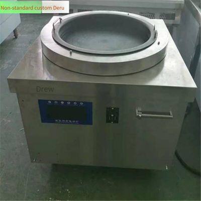 Steamed and Fried Bun Oven, Automatic Rotating Fried Dumpling Oven, Commercial Water-fried Bun Oven, Electromagnetic Fried Dumpling Pan, Pot Sticker Frying Machine photo-2
