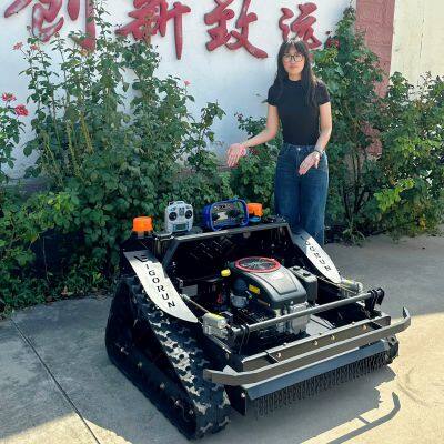 Vigorun VTLM800 Industrial Grade Petrol Powered RC Slope Cutting Robot 452CC 4-Stroke Engine 0-60 Working Angle