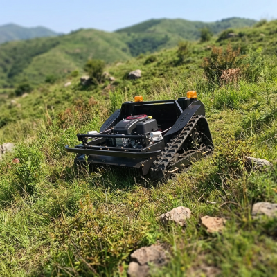 VTLM800 800mm Steep Slopes Grass Maintenance Industry Remotely Controlled Track-mounted Lawn Mower Robot Made in China