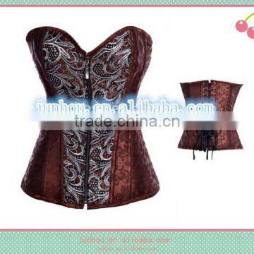 High Class Sexy Women's Lace Up Overbust Gothic Steel Boned Corset Bustiers