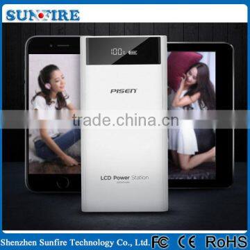 Original Pisen power bank 20000mah, 7aa 20000mah golf mobile power bank