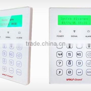 Wireless alarm system double way RFID wireless touch keypad