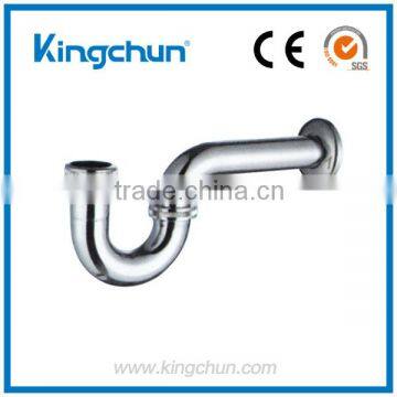 (J126)Competitive Chrome Plated bath siphon basin p trap anti siphon