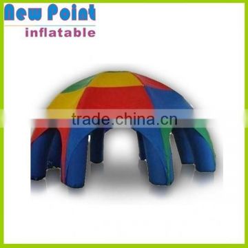 factory sale cube China PVC 4 legs inflatable cheap family tents