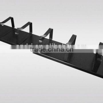 2U Metal D-ring Cable Management Fits in a 19" Equipment Rack