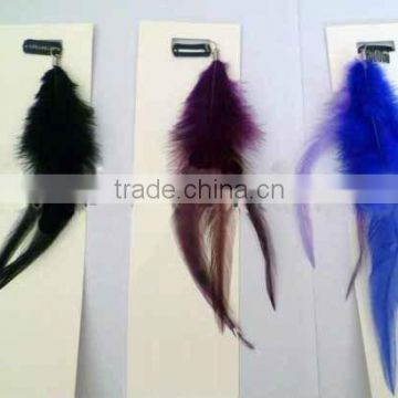 Bright Color Real Feather Hair Extension