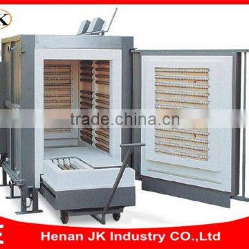 High temperature heating treat trolley furnace