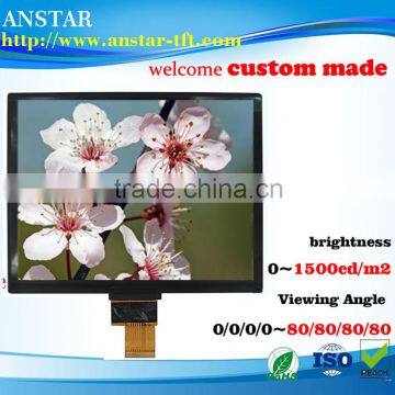 2016 IPS TFT 1024*768 LCD module 8bit*LVDS display module