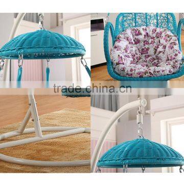 Cover Bird's Nest Hanging Baby Rattan Wicker Indoor Living Room Plastic Swing Chair photo-5