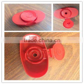 plastic liquid shampoo cap injection mold with flip top