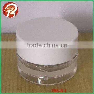 5G MINI TRANSPARENT PETG PLASTIC CREAM JAR PLASTIC JAR WITH ABS CAP TBZJS-1