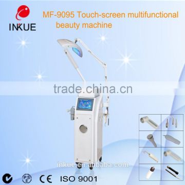 2016 new arrival mf-9095 multifuctional beauty equipment 10 in 1 facial beauty equipment with color therapy light