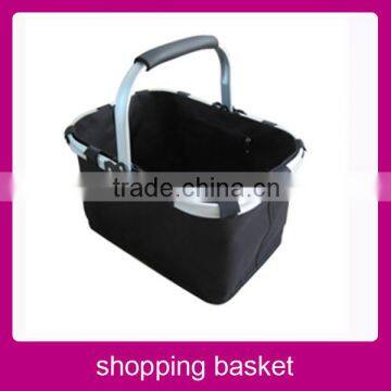 Portable black foam handle basket for shopping QTBA-020