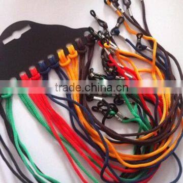 Multicolor glasses hanging on the rope The old man child necessary sunglasses lens glasses glasses rope