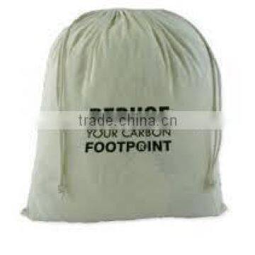 Reduce carbon foot print drawsting bag 2015