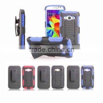 PC TPU Holster Combo Case Cover for Samsung Galaxy Prevail LTE Core Prime G360