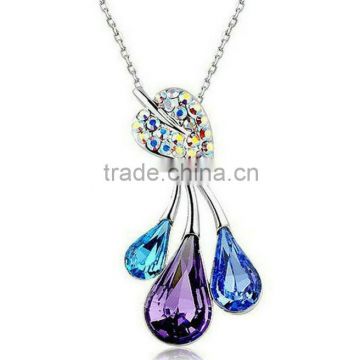 Latest New Design hot sales crystal necklace