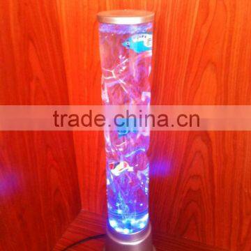 50CM Colour Changing LED Novelty Bubble Fish Water Tube Mood Light table Lamp