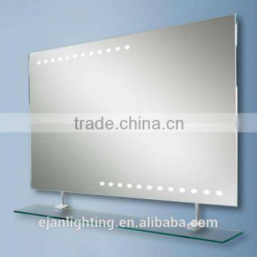 Bathroom Wall Mounted Rectangular Defogger Pad Led Dressing Mirror photo-2