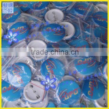 Customized plastic pin button badge