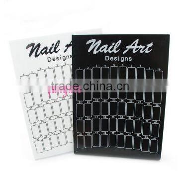 Hotselling nail design tools plastic table stand nail art display bard