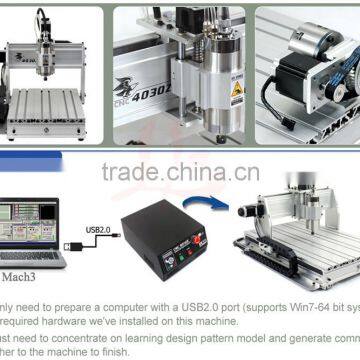 Hot Engraving Machine 4030Z-800W USB 4axis With Mach3 Wireless Handwheel Controller photo-3