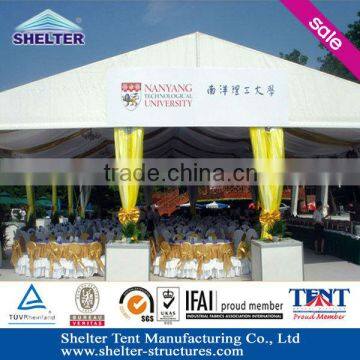 15x20 waterproof roof tent for outdoor banquet with 80/km/h wind loading