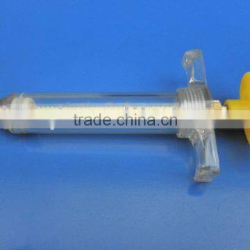 10ml veterinary plastic steel syringe