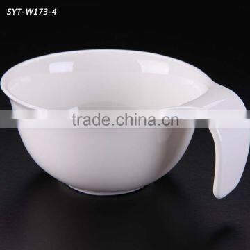 majic porcelain coffee bowl with a handdle