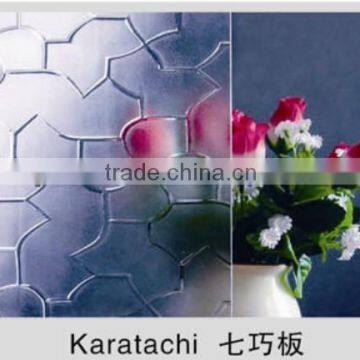 Karatachi patterned glass