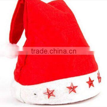 2015 hot selling Xma hat Santa Clause hat Christmas hat plush santa hat