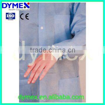 Nonwoven Fabric High Quality Disposable Keen Length Lab Coats photo-3