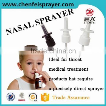 Any color hand pump sprayer small mist spray nasal sprayer atomizer pump sprayer can be custom dosage is 0.12 ml use for bottle