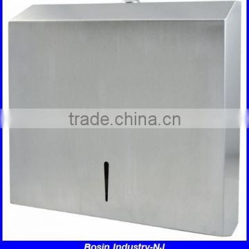 stainless steel n folded tissue dispenser