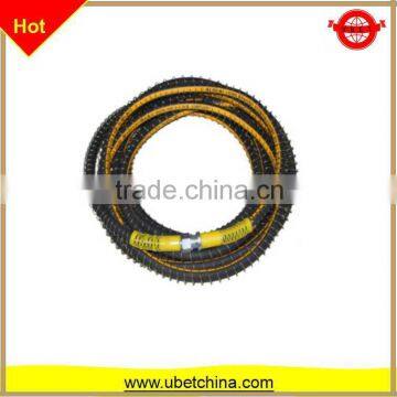 DN 10 High Pressure Wire Braided Rubber Hose With Linon Surface for Washing / Cleaning Machine Price photo-5