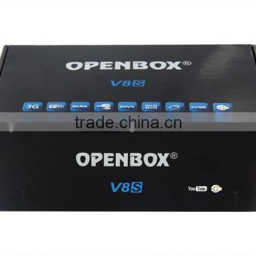 TV Satellite Receiver OPENBOX V8S Support Wifi WEB TV Weather Newcamd Smart TV BOX