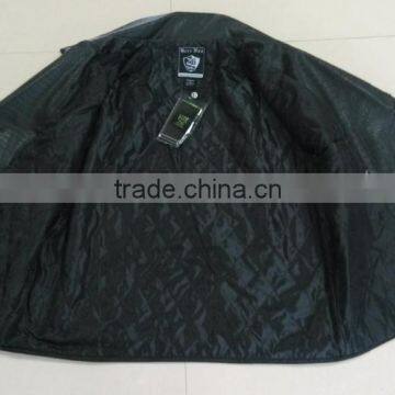 Stock Custom Man pu Leather Jacket photo-2
