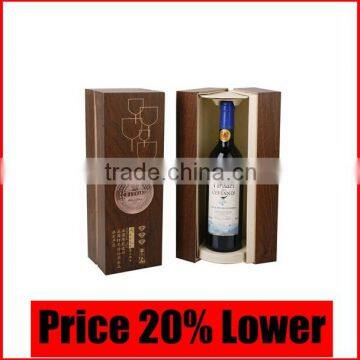 Wooden Wine Bottle Packaging Box, Custom Made Special Effects Printing Packaging Box Manufacturer photo-3