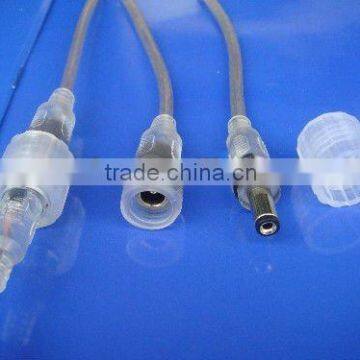 2 Core-DC-Plug- Water proof cable transparent