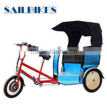 electric pedal brushless front motor bike rickshaw