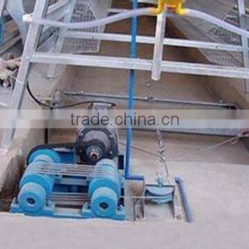 manufacturer supply manure scraper machine for chicken cage farm