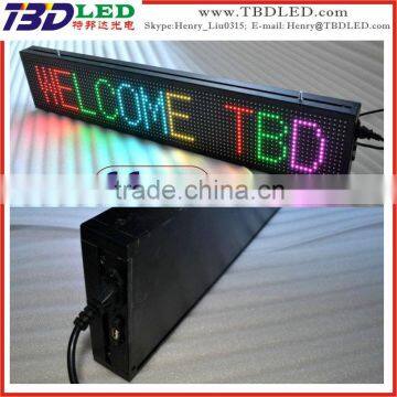 programmable remote led display sign,indoor full color/three color led car message sign board mini led screen display sign