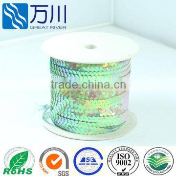 sequin trim lace 5MMF 100yard/roll