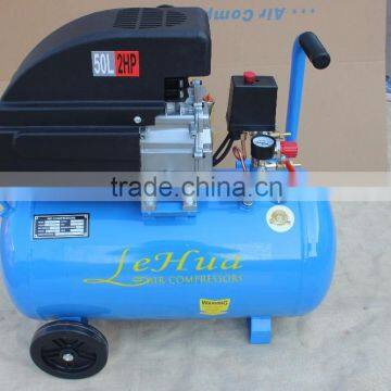 Blue colour 50L electric power direct driven portable air compressor for sale